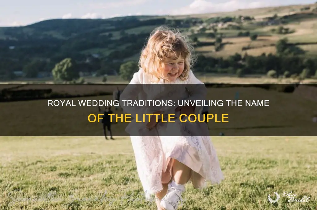what are the little couole called in a royal wedding