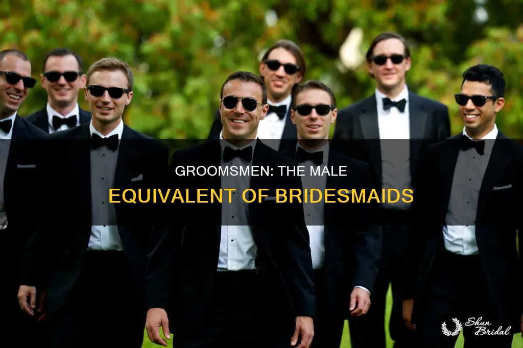 what are the male equivalent of bridesmaids