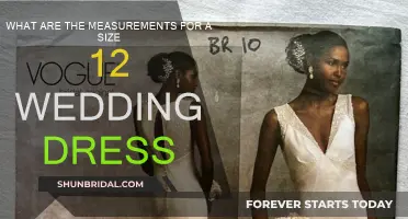 Wedding Dress Sizing: Size 12 Measurements Explained