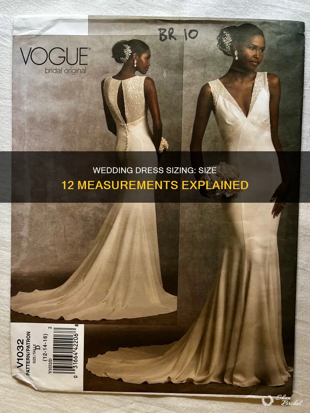 what are the measurements for a size 12 wedding dress