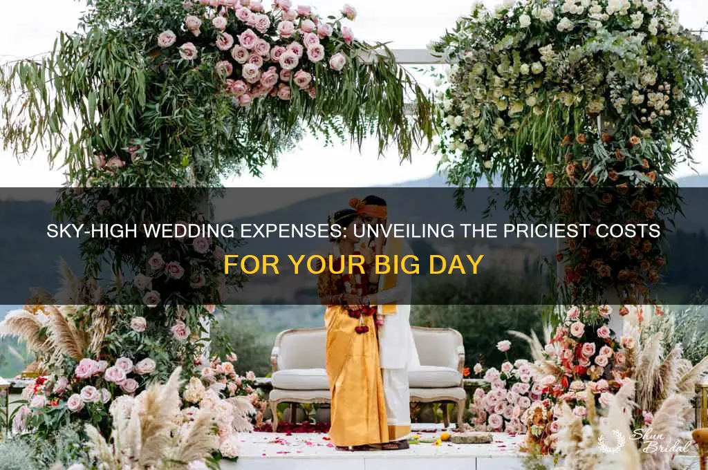 what are the most expensive wedding costs