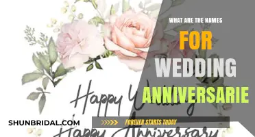 Celebrating Love: Traditional Wedding Anniversary Names Unveiled