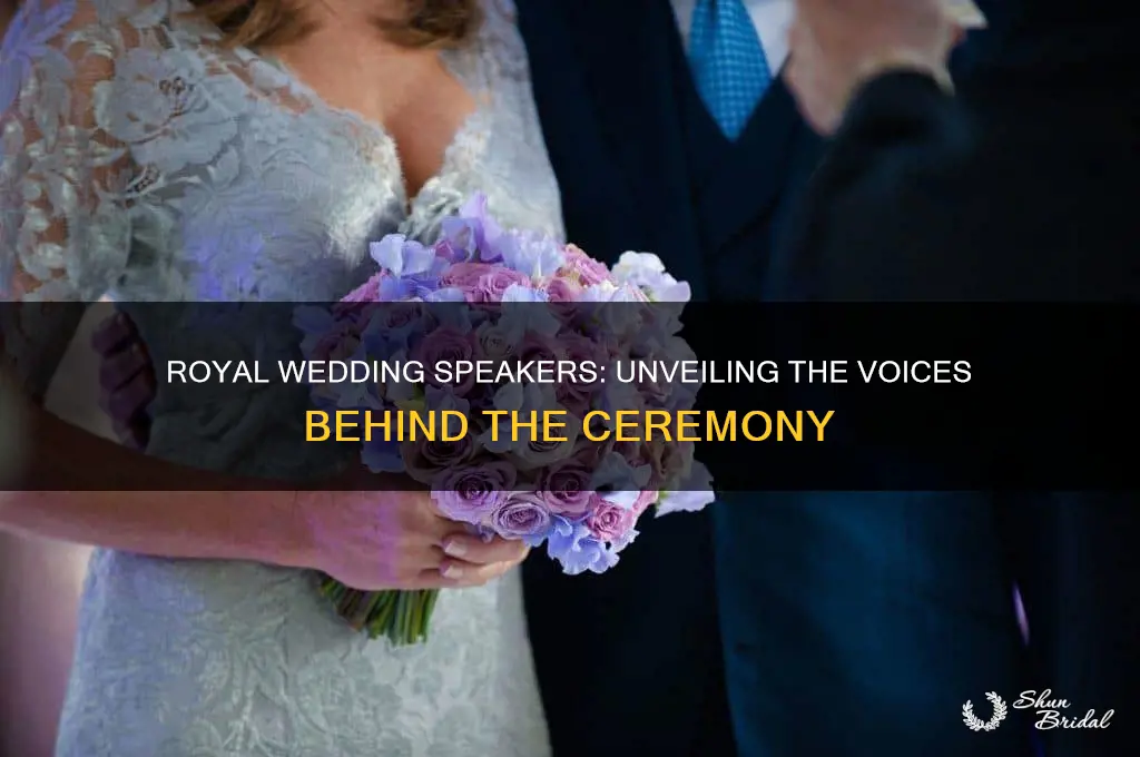 what are the names of the royal wedding speakers
