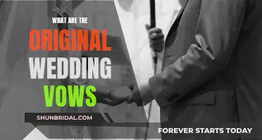 The Traditional Wedding Vows: Promises to Keep
