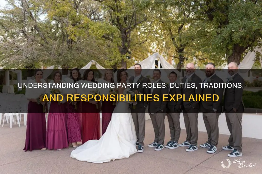 what are the roles in a wedding party