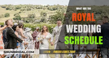 Royal Wedding Schedule: A Detailed Timeline of the Majestic Celebration