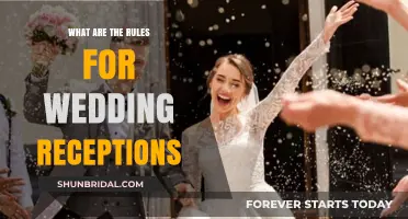 Planning a Wedding Reception: Rules and Regulations