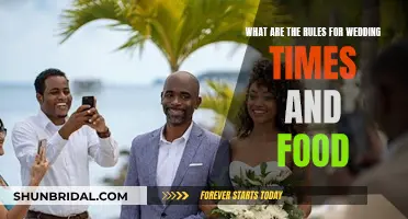Wedding Food and Time: Rules and Traditions Explained