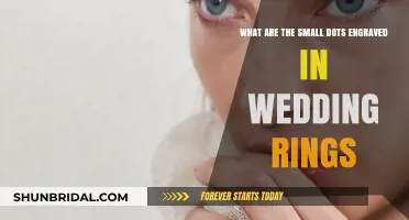 The Mystery of Wedding Ring Dots Explained