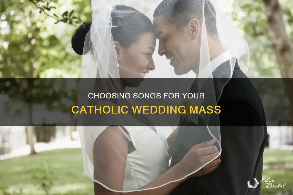 what are the songs for a catholic mass for wedding
