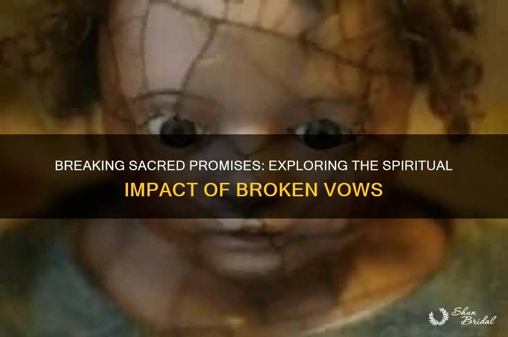 what are the spiritual consquences of breaking a vow