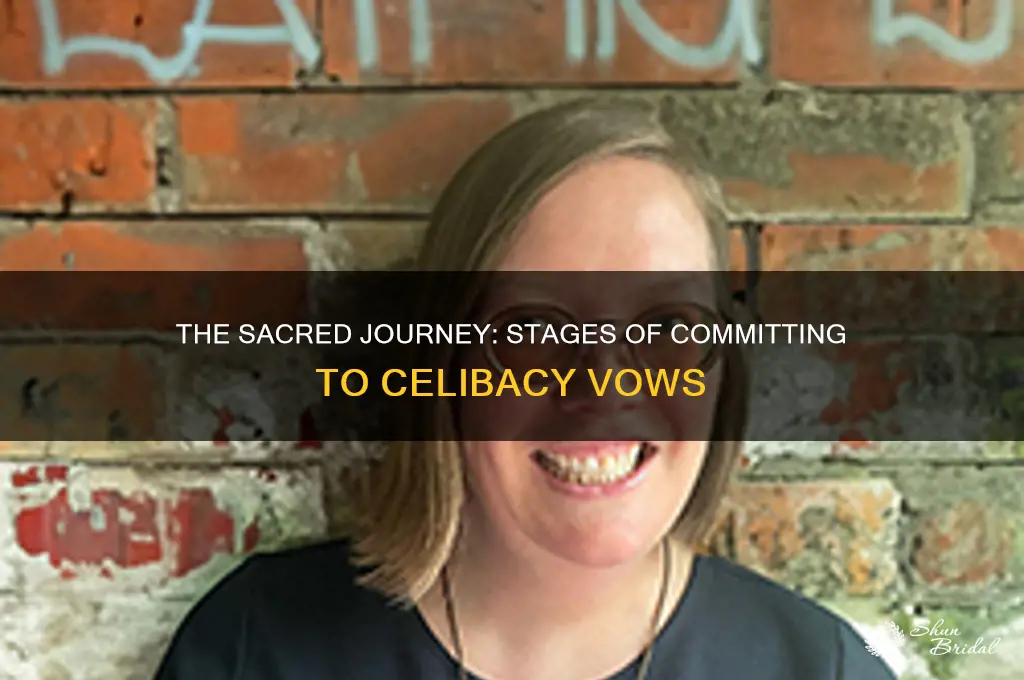 what are the stages to making final vows to celibacy