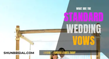 Customizing Your Wedding Vows: The Standard Ones
