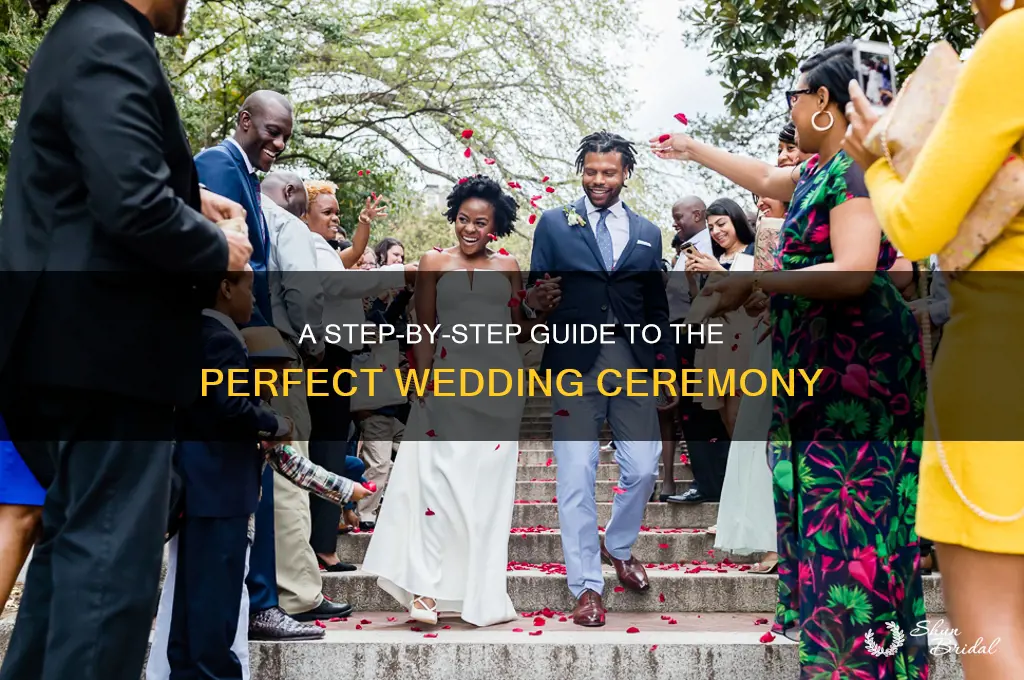 what are the steps during a wedding ceremony