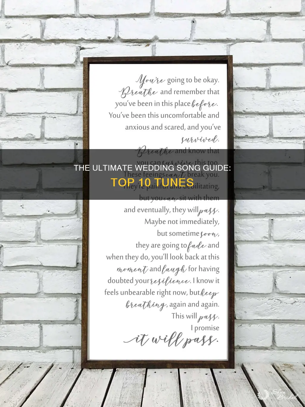what are the top 10 wedding songs