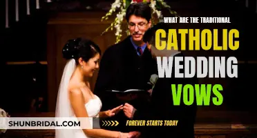 Catholic Wedding Vows: Traditional Promises for Your Ceremony