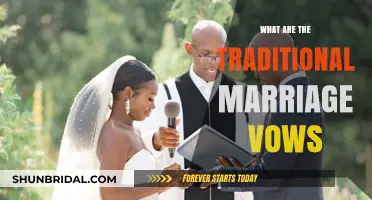 Traditional Marriage Vows: Timeless Words of Love and Commitment Explained