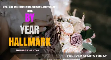 Traditional Wedding Anniversary Gifts by Year: Hallmark's Guide
