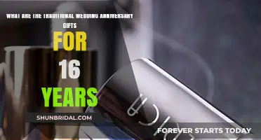 Sweet Sixteen Years: Traditional Wedding Anniversary Gift Ideas Revealed