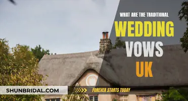 Vows of Union: Traditional UK Wedding Promises