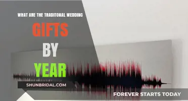 Traditional Wedding Gifts by Year: A Guide to Anniversary Presents