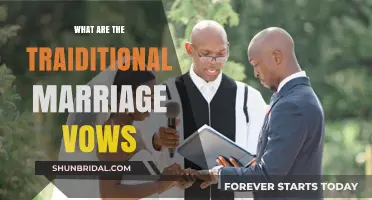Exploring the Timeless Beauty of Traditional Marriage Vows