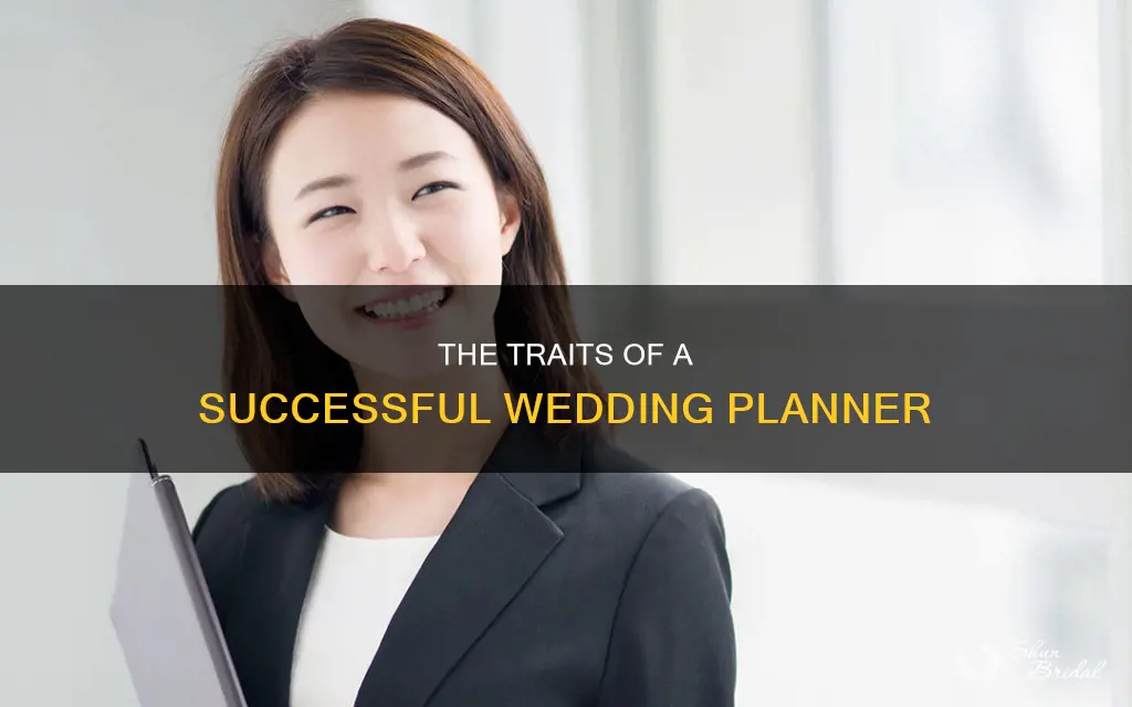 what are the traits of a wedding planner