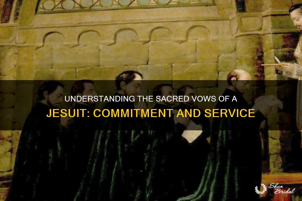 what are the vows of a jesuit