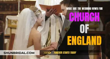 Church of England Wedding Vows: What to Say