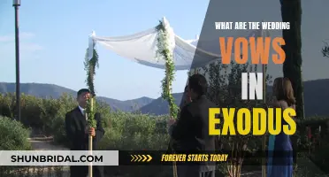 Exodus Wedding Vows: A Promise for Life