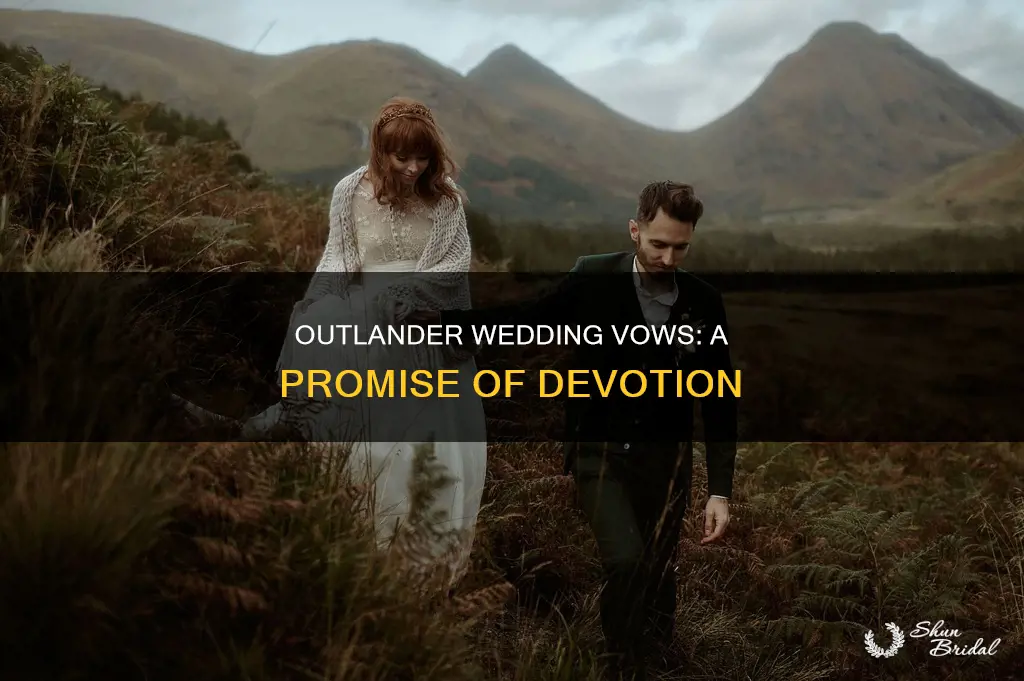 what are the wedding vows in outlander