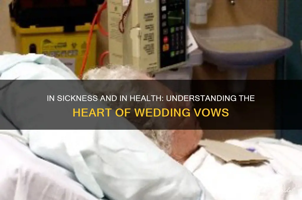 what are the wedding vows in sickness and in health