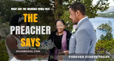 Traditional Wedding Vows: What the Preacher Recites During the Ceremony