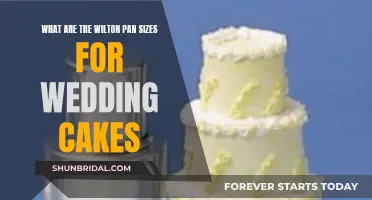 Wilton Pan Sizes for Wedding Cakes: A Guide