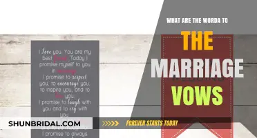 The Sacred Words: Understanding Traditional Marriage Vows and Their Meaning