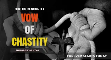 Understanding the Sacred Words: A Vow of Chastity Explained