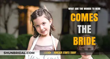 Walking Down the Aisle: The Timeless Lyrics of 'Here Comes the Bride