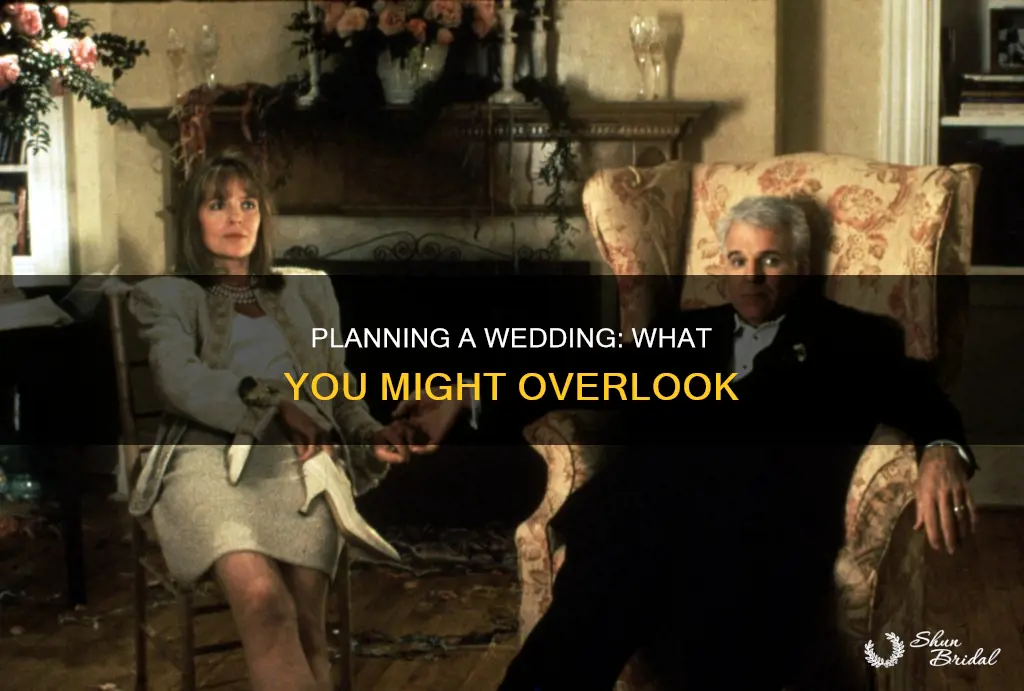 what are things people forget when planning a wedding