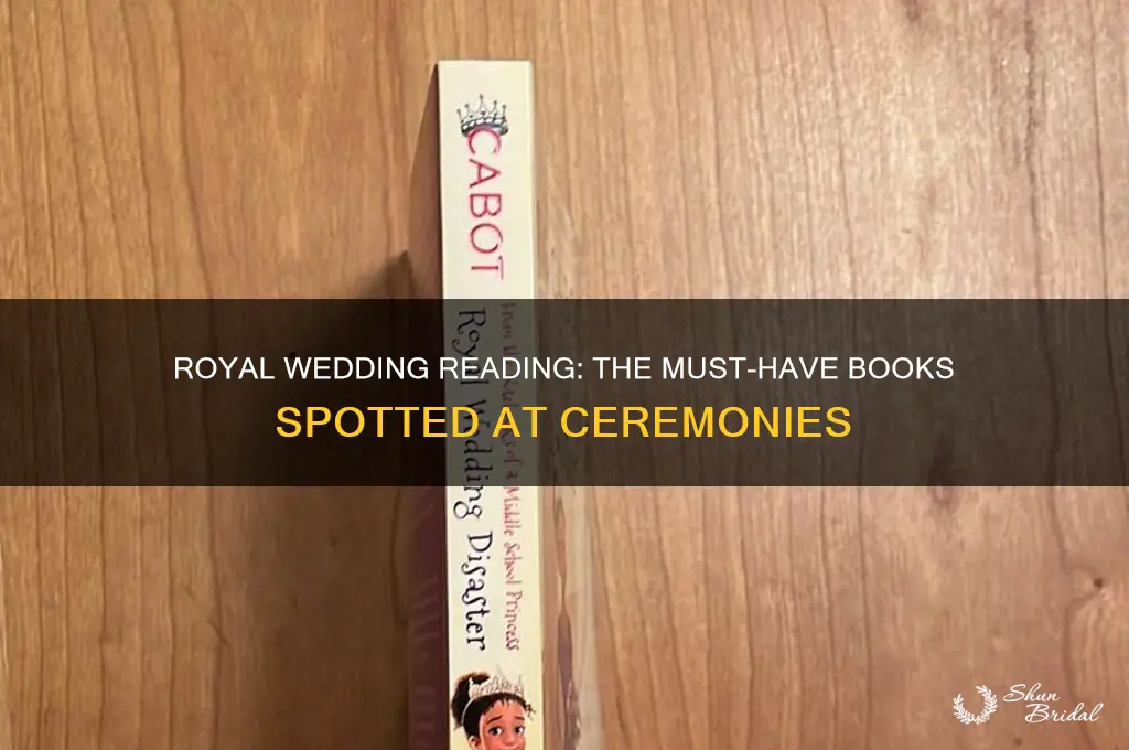 what are those books everyone has at the royal wedding
