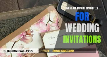 Design Fees for Wedding Invitations: How Much Does It Cost?