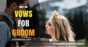 Understanding the Significance of Groom's Vows in Modern Weddings