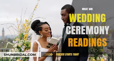Understanding Wedding Ceremony Readings: Meaning, Types, and Selection Tips