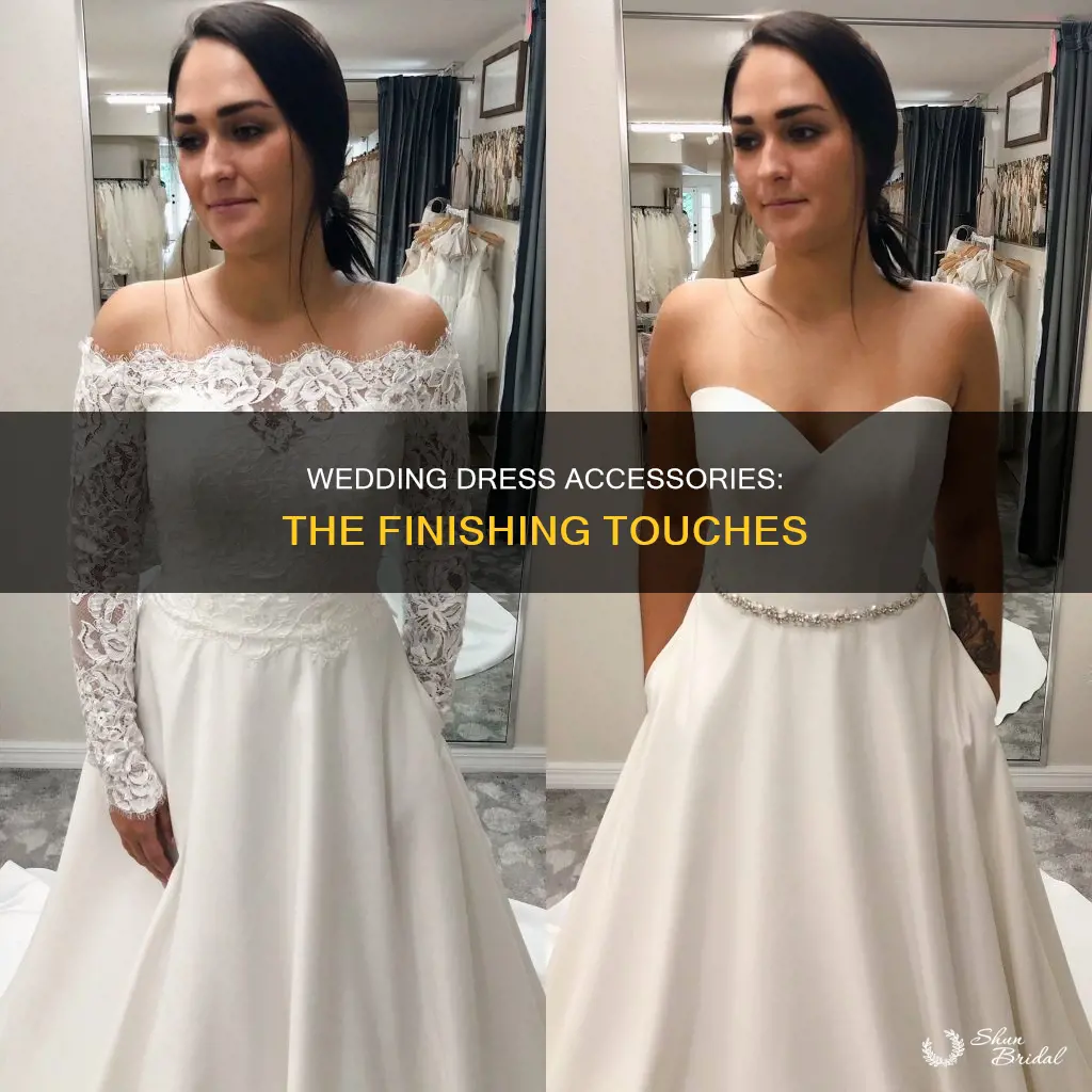 what are wedding dress accessories