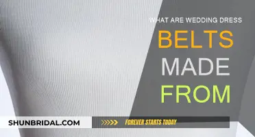 Materials Used in Wedding Dress Belts