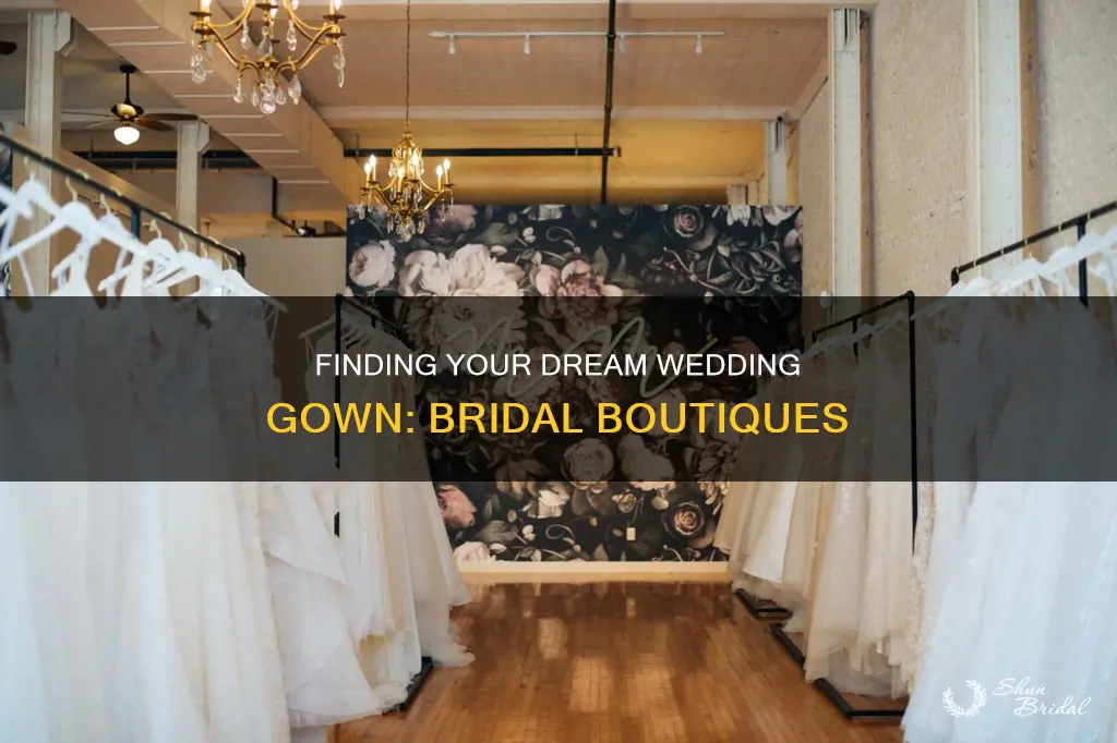 what are wedding dress shops called