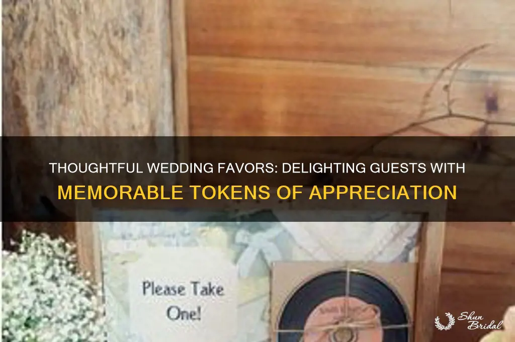 what are wedding favors for guests
