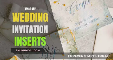 Invitation Inserts: Enhancing Wedding Invites with Creative Add-ons