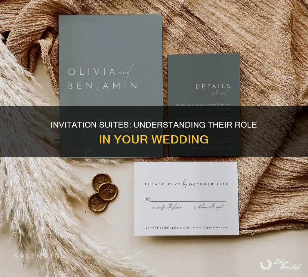 what are wedding invitation suites