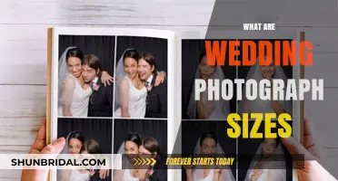 Wedding Photo Prints: Understanding Standard Sizes
