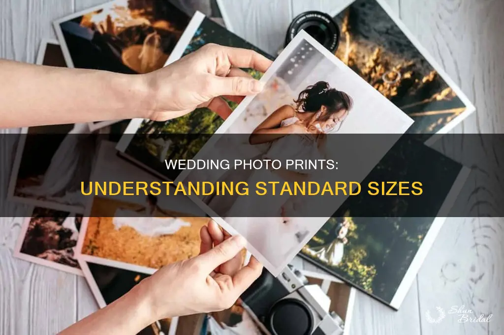 what are wedding photograph sizes